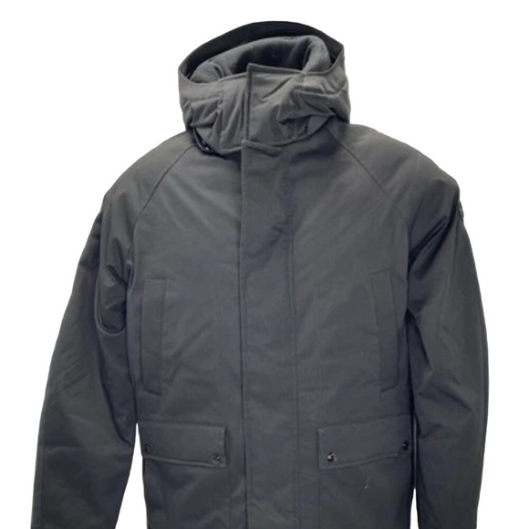NEW MICHAEL KORS Mens Jacket Black Size M Melrose 2-In-1 Woven Parka Full Zip
